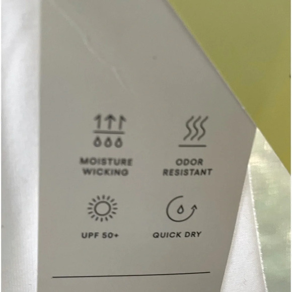 NWT all in motion XXL white tank with crew neck. Moisture wicking quick dry. - Picture 6 of 7